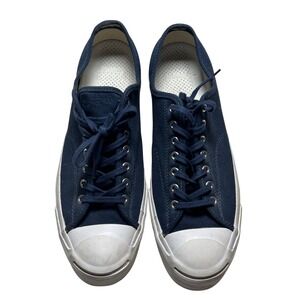 Converse Jack Purcell Sneakers Shoes Mens 12 Navy Blue Canvas Low Top